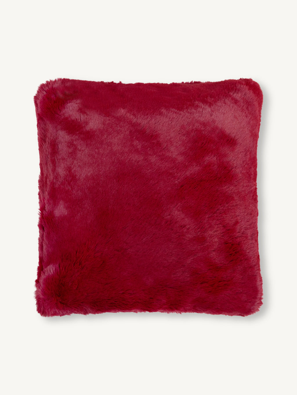 Cushion SUSAN faux fur 50x50cm burgundy