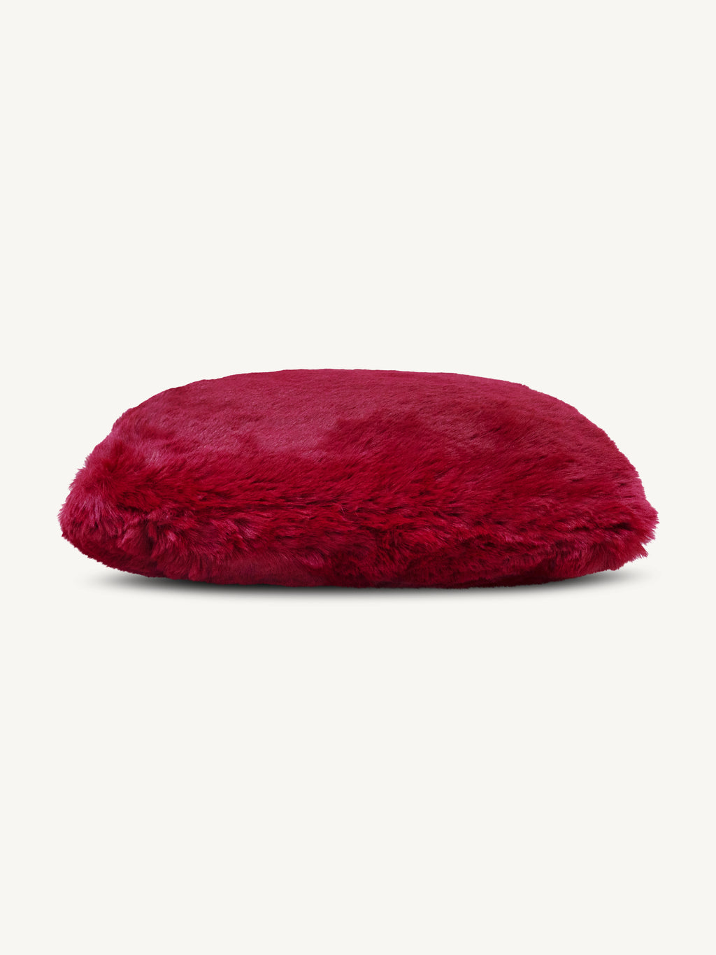 Cushion SUSAN faux fur 50x50cm burgundy