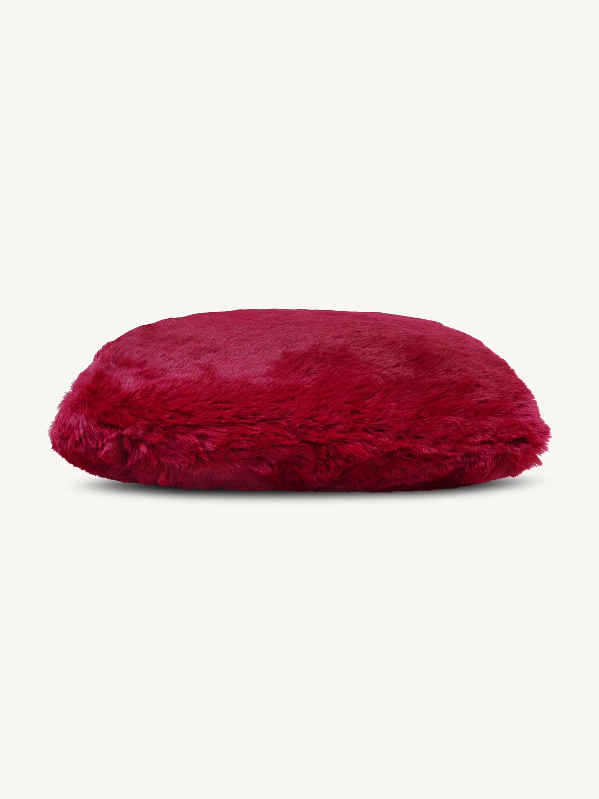 Cushion SUSAN faux fur 50x50cm burgundy