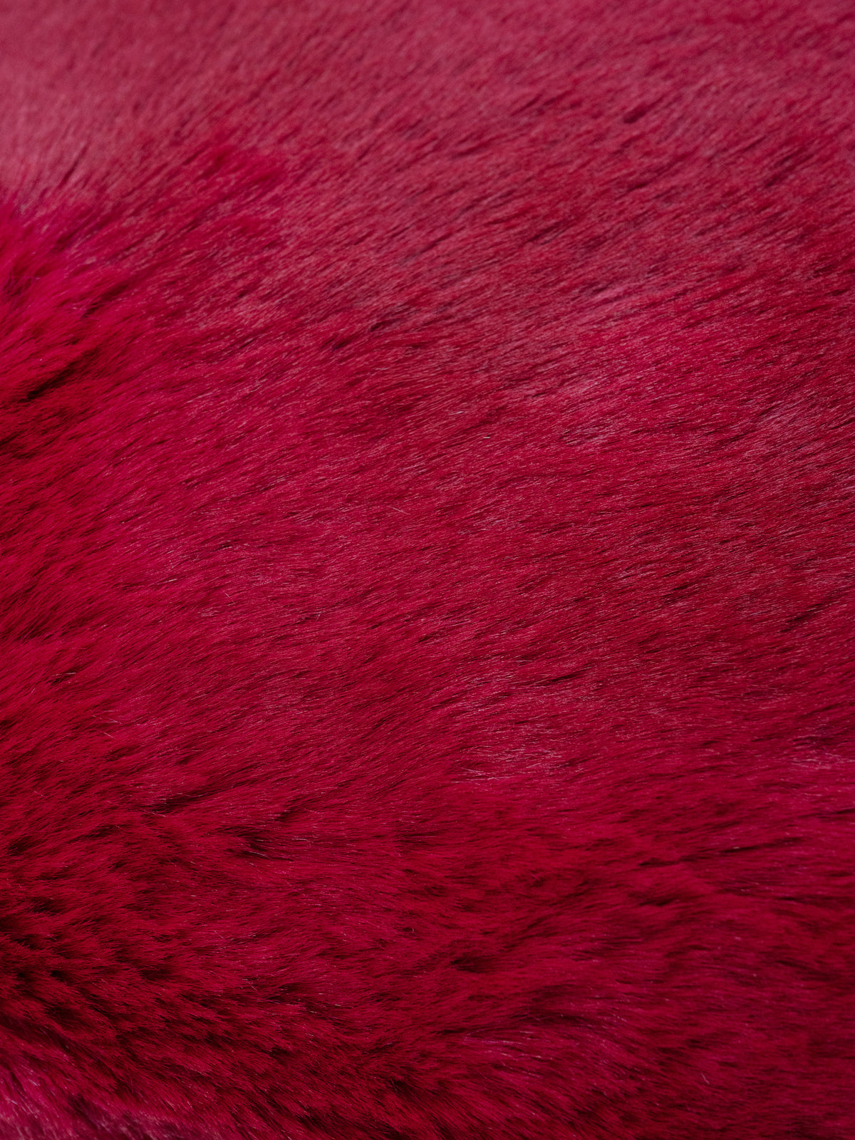 Cushion SUSAN faux fur 50x50cm burgundy