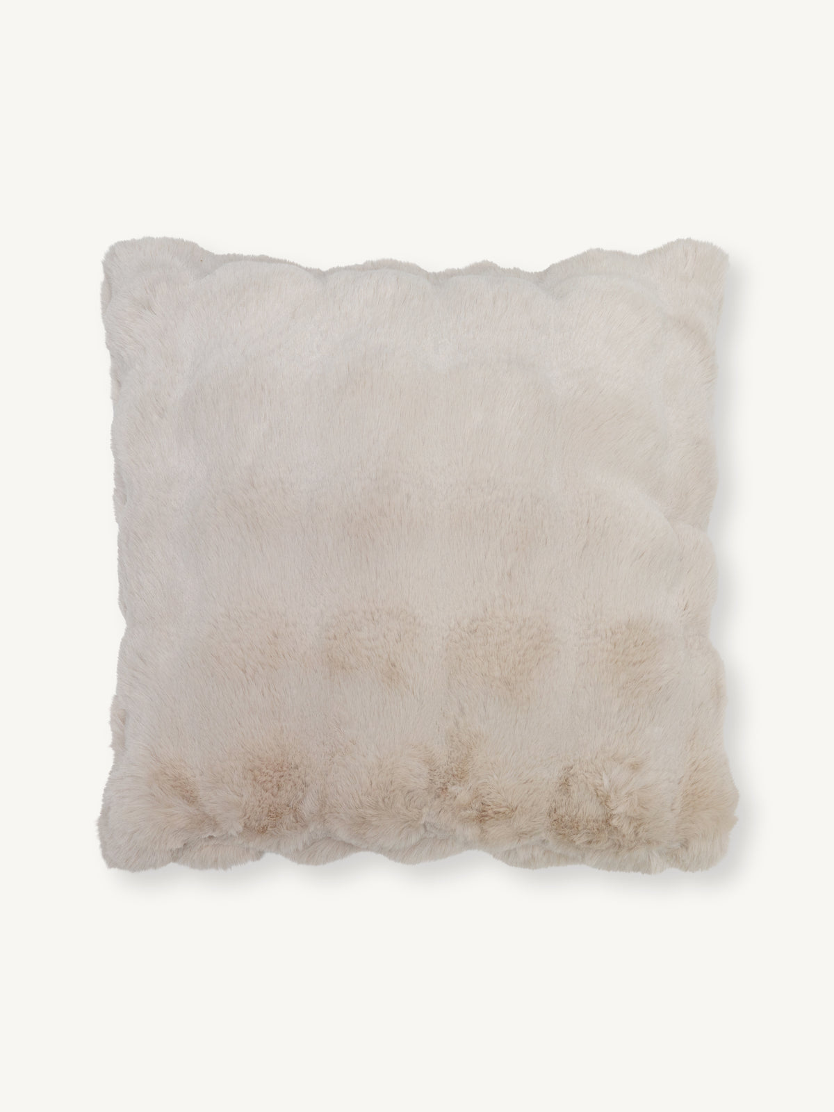 Cushion LUCI faux fur 50x50cm beige