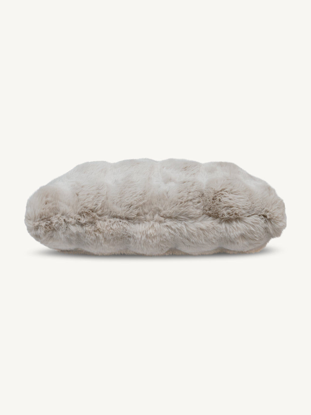 Cushion LUCI faux fur 50x35cm beige