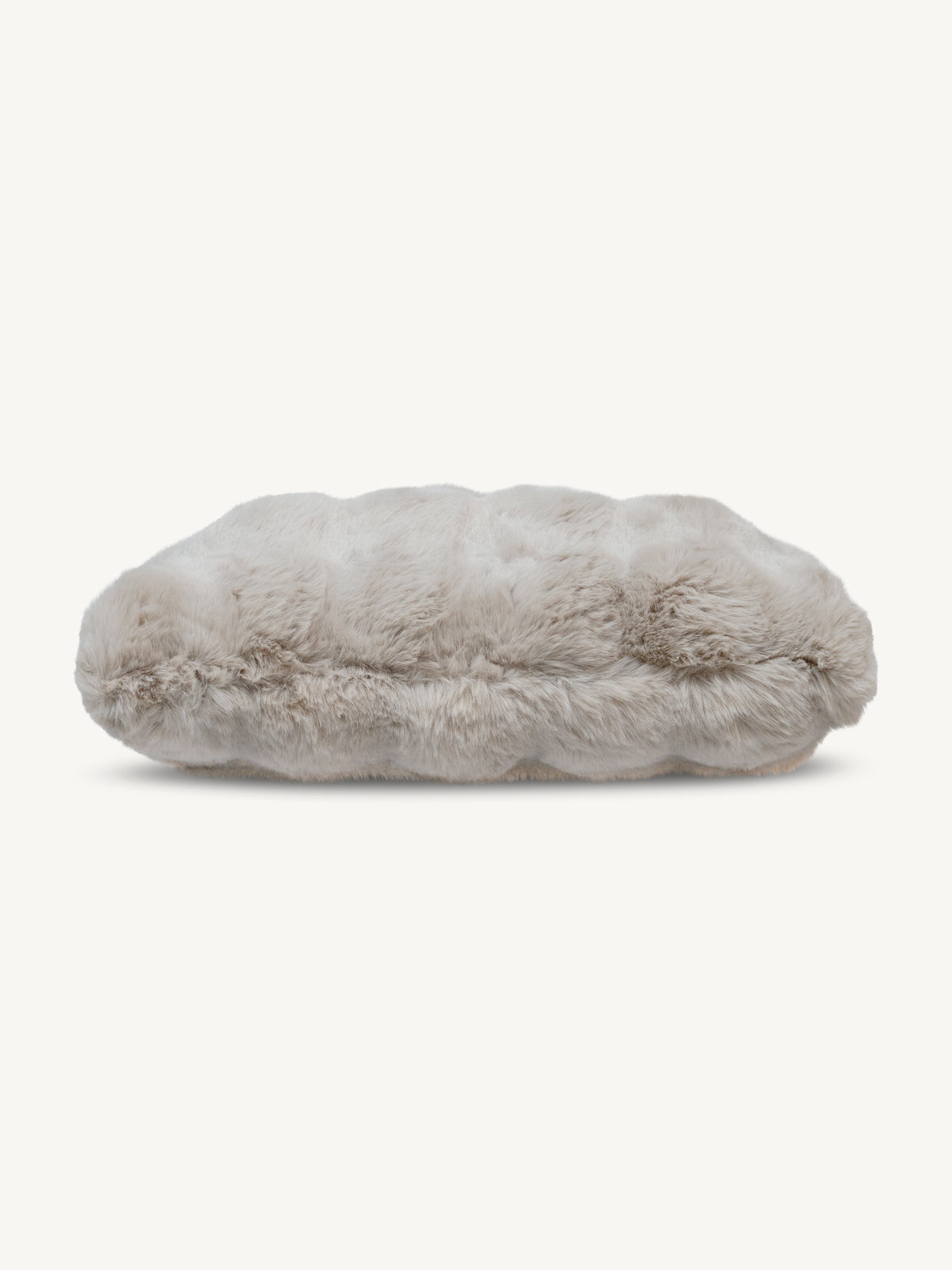 Cushion LUCI faux fur 50x35cm beige