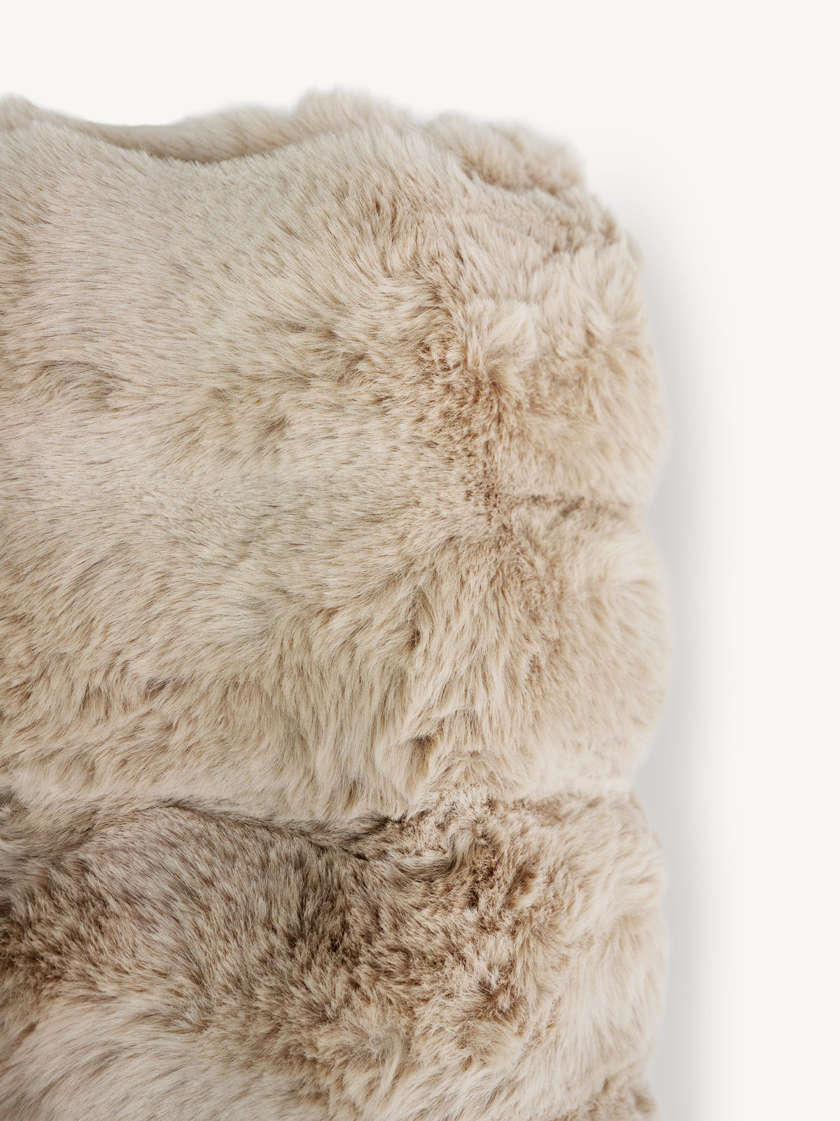 Throw LUCIANA faux fur 130x170cm beige
