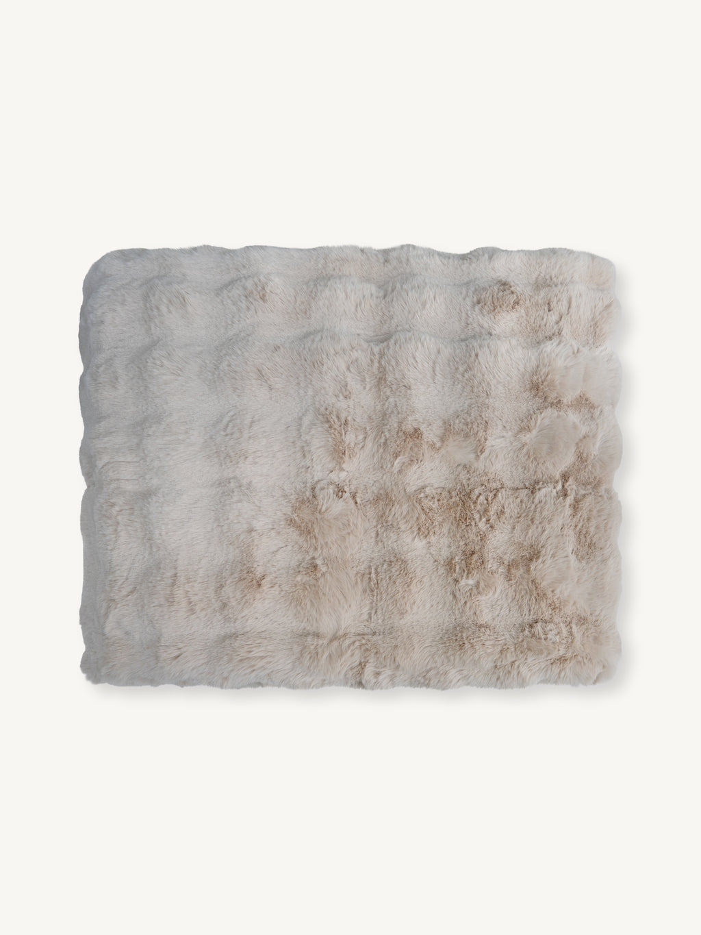 Plaid LUCIANA imitatiebont 260x280cm beige