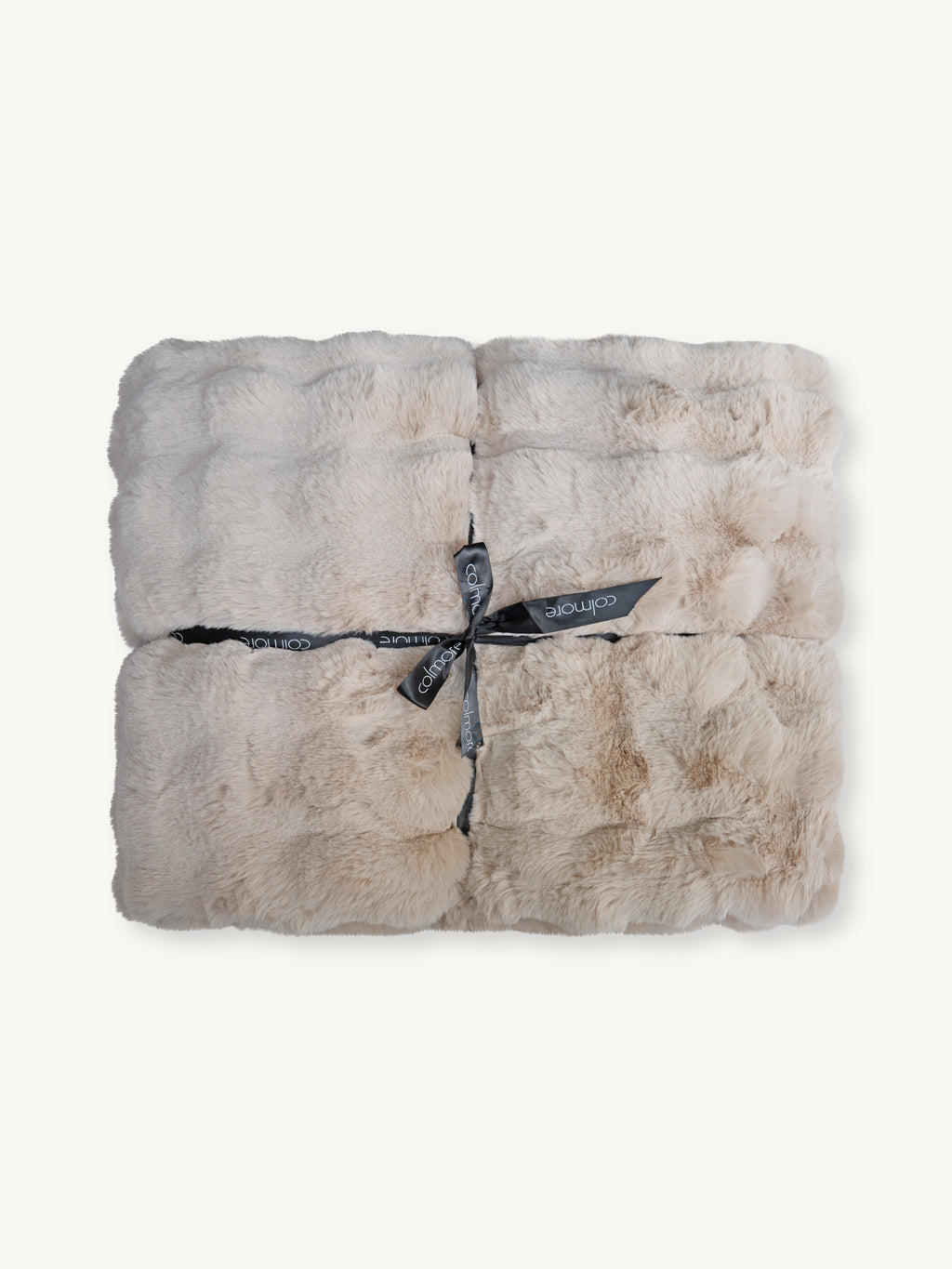Plaid LUCIANA imitatiebont 260x280cm beige
