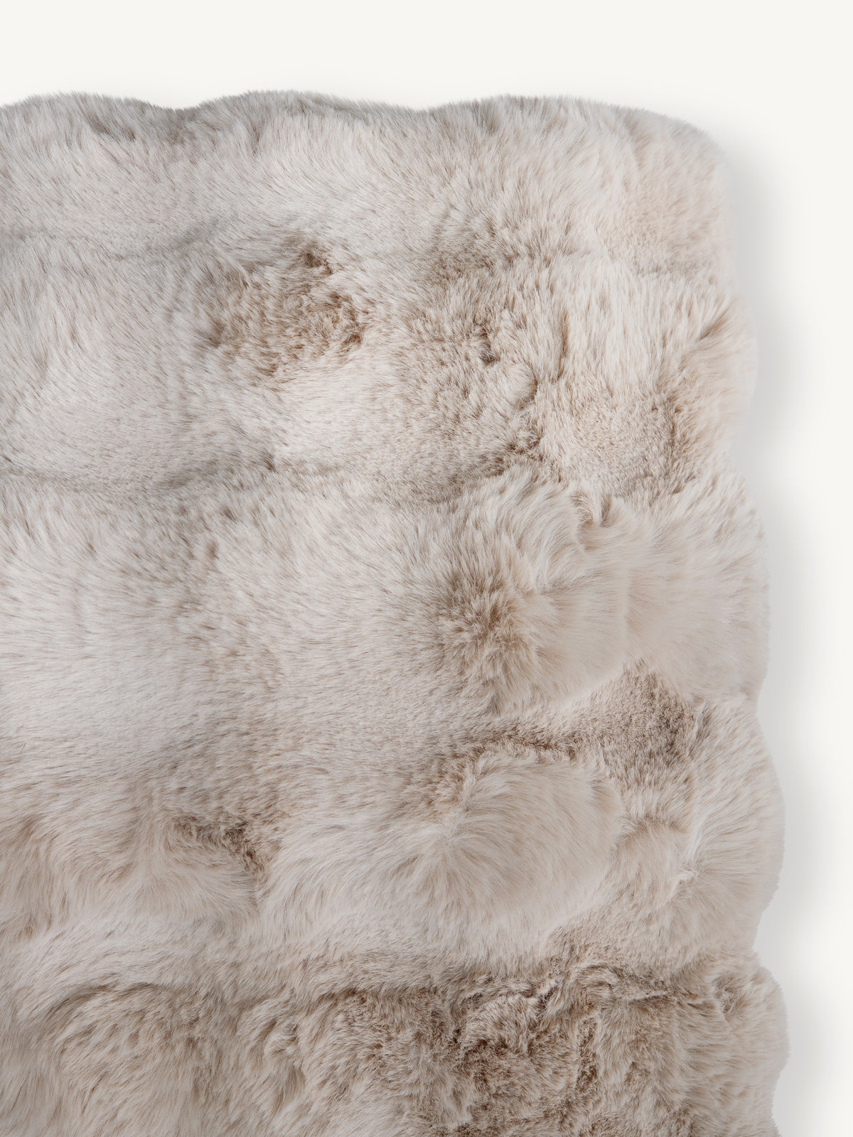 Plaid LUCIANA faux fur 260x280cm beige