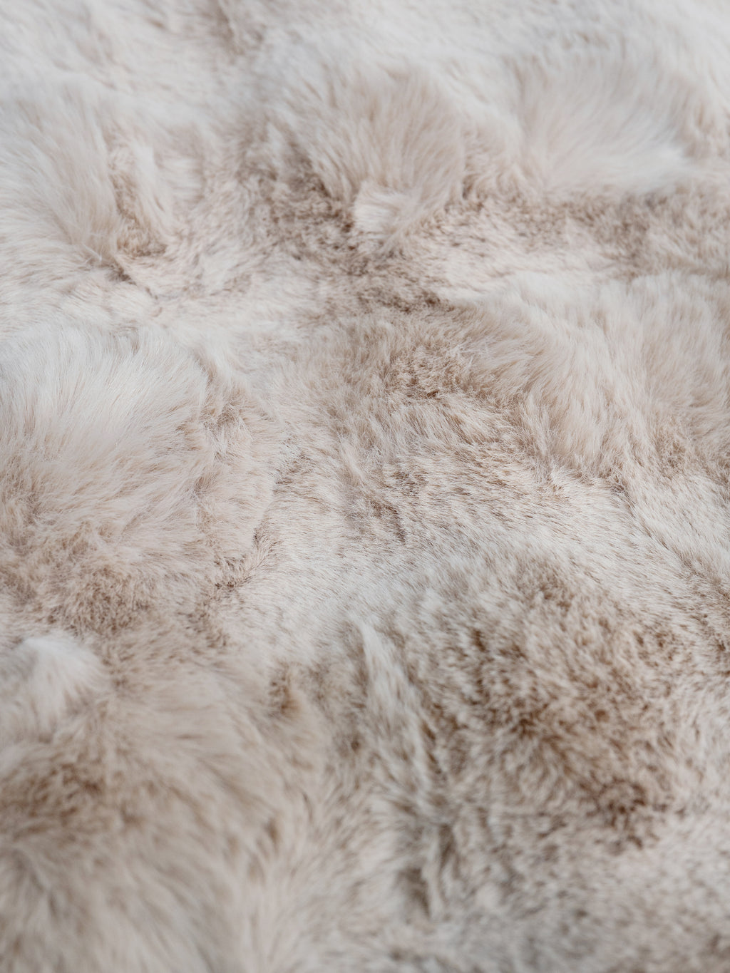 Plaid LUCIANA imitatiebont 260x280cm beige