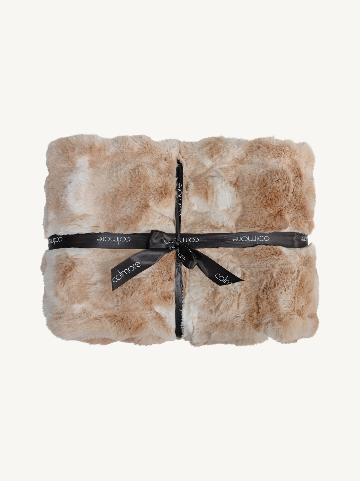 Throw LUCIANA faux fur 130x170cm hazelnut macchiato