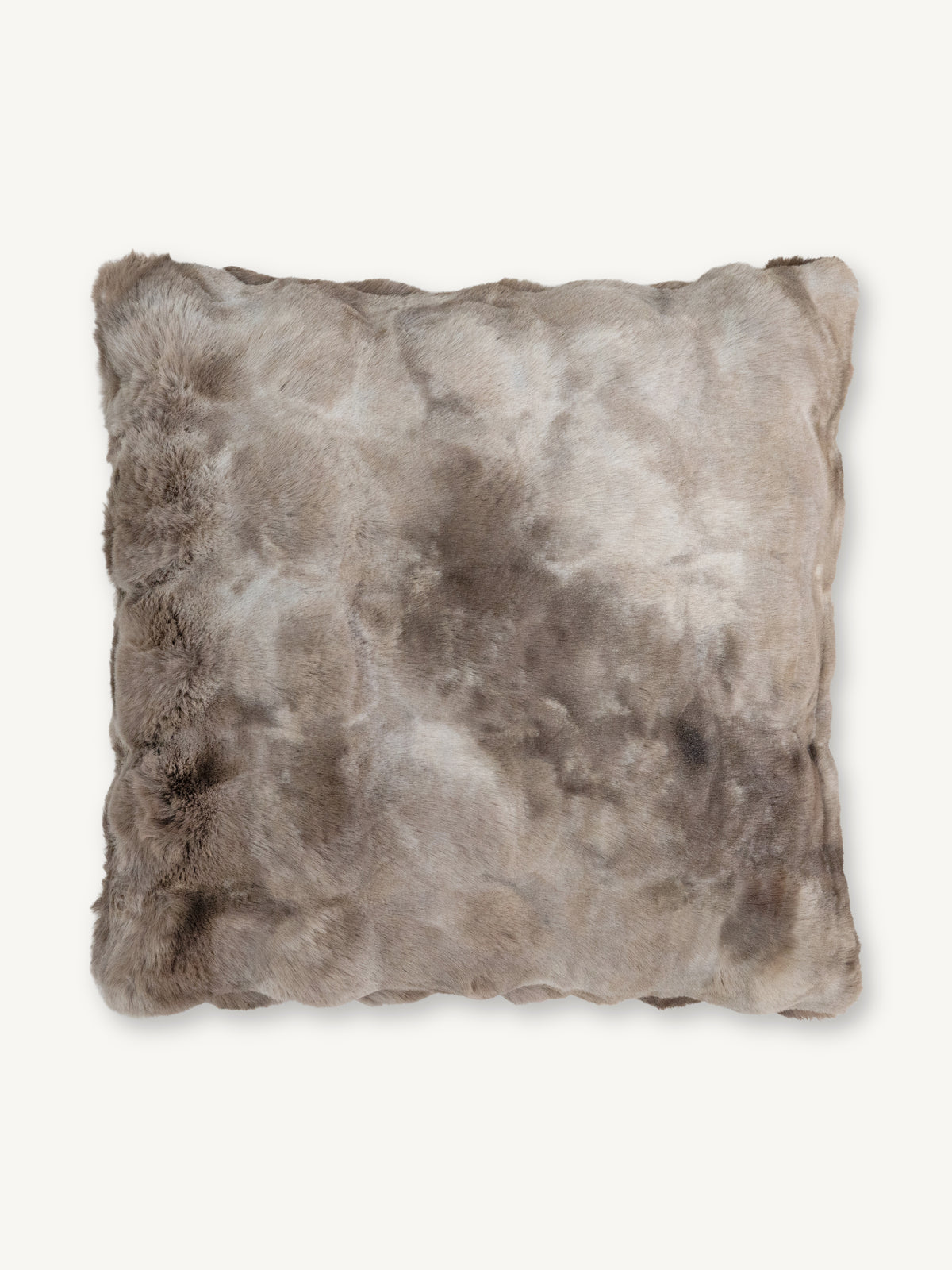 Cushion LUCI faux fur 50x50cm mocha macchiato