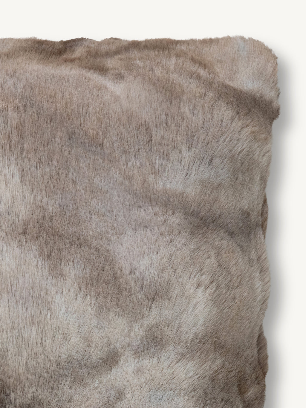 Cushion LUCI faux fur 50x50cm mocha macchiato