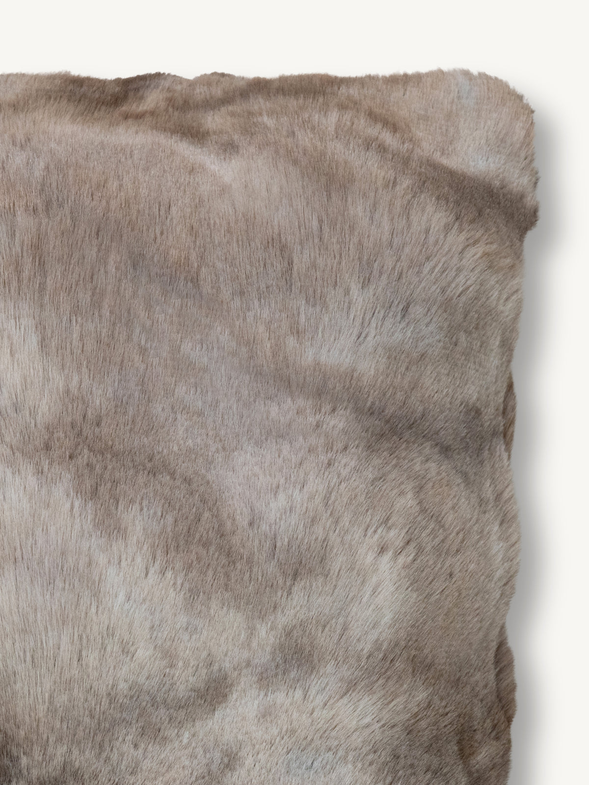 Cushion LUCI faux fur 50x50cm mocha macchiato