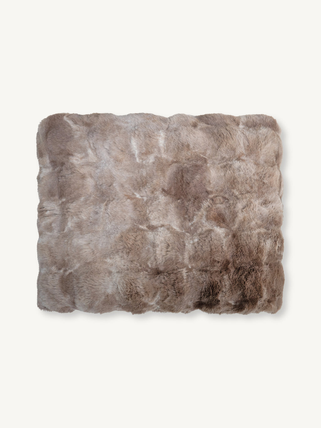 Plaid LUCIANA faux fur 260x280cm mocha macchiato