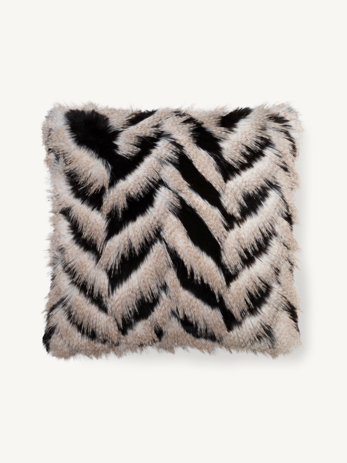Cushion WREN faux fur 50x50cm wild brown