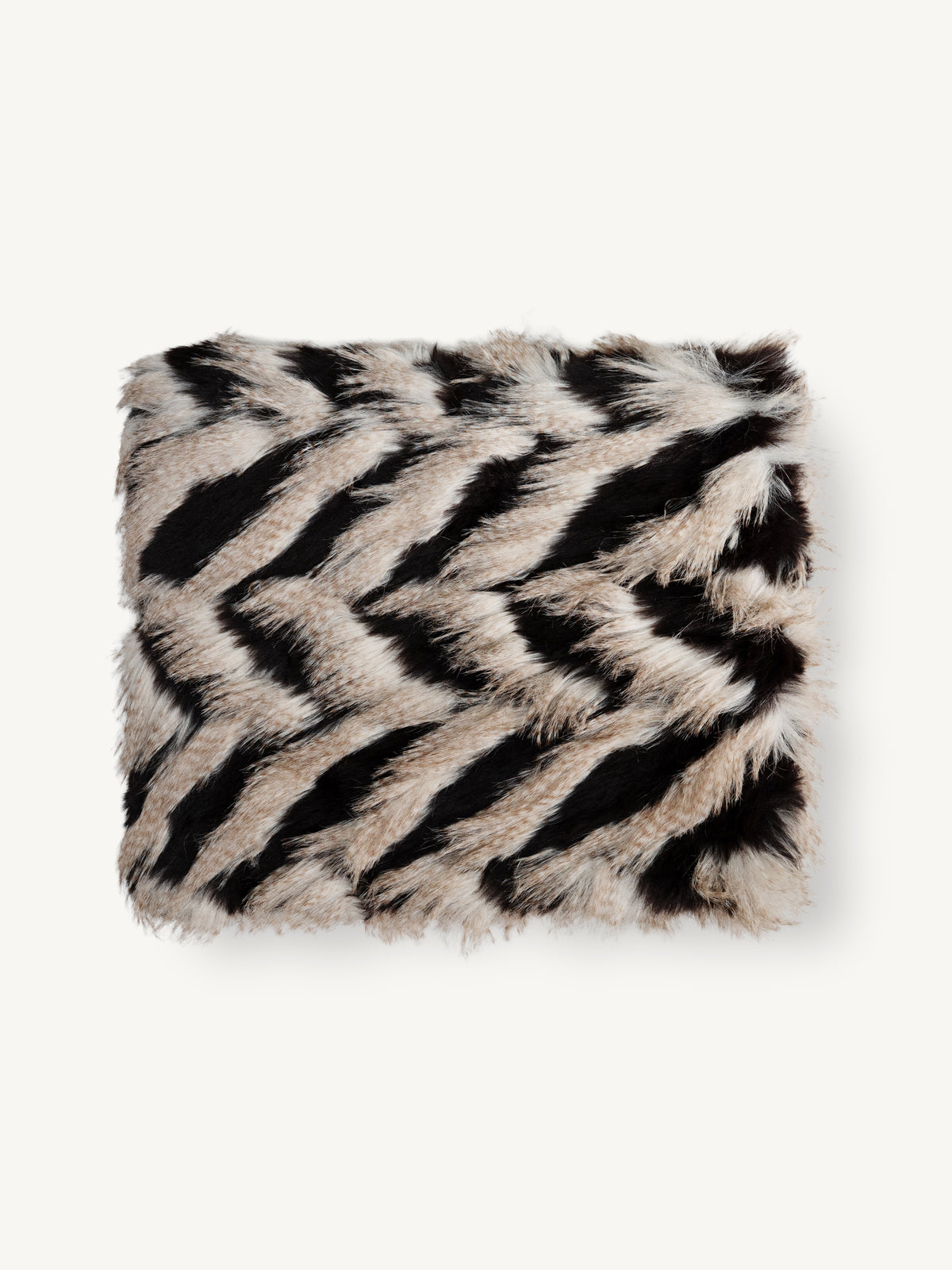 Plaid WRENLEY imitatiebont 130x170cm wildbruin