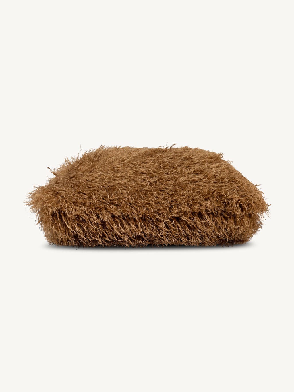 Cushion LYLE faux fur 50x50cm light brown