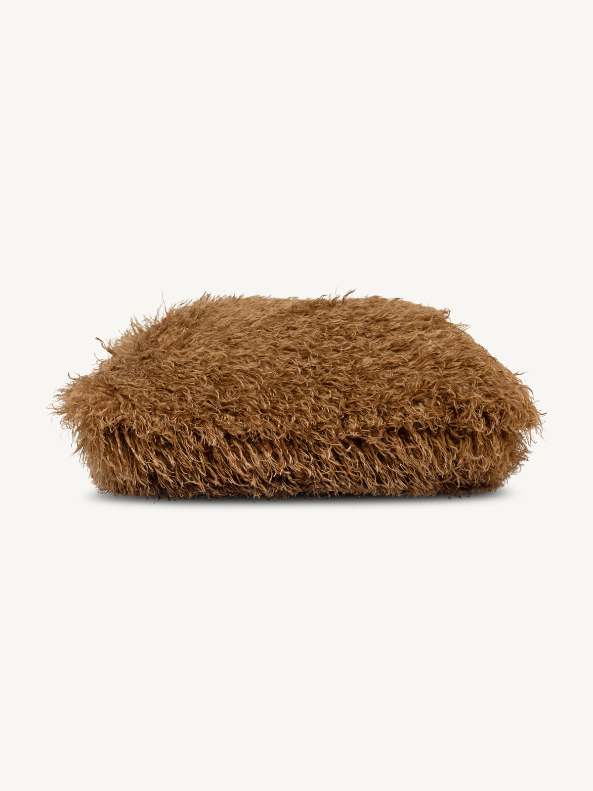 Cushion LYLE faux fur 50x50cm light brown