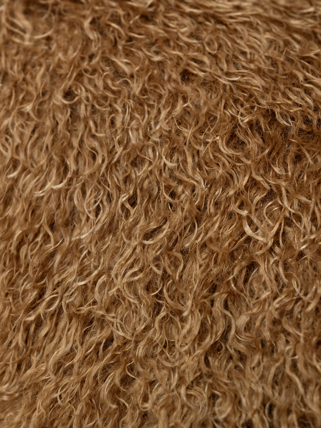 Cushion LYLE faux fur 50x50cm light brown