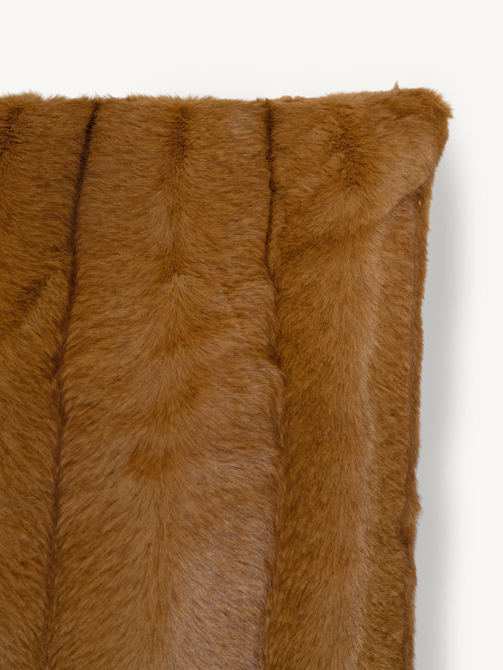 Cushion GRETA faux fur 50x50cm light brown