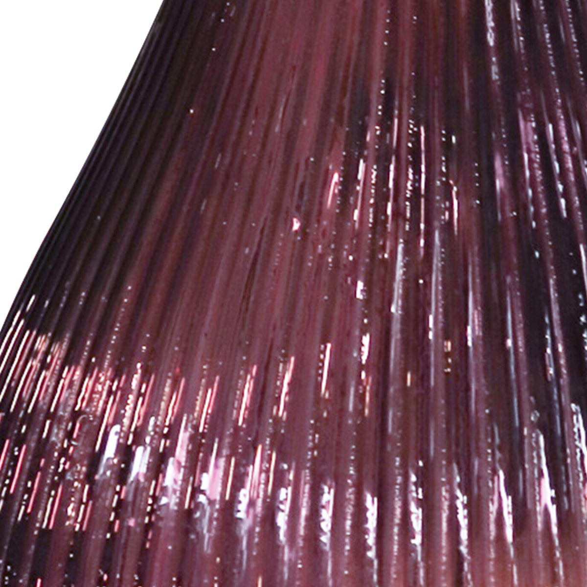 Vase handblown purple 30x30x74