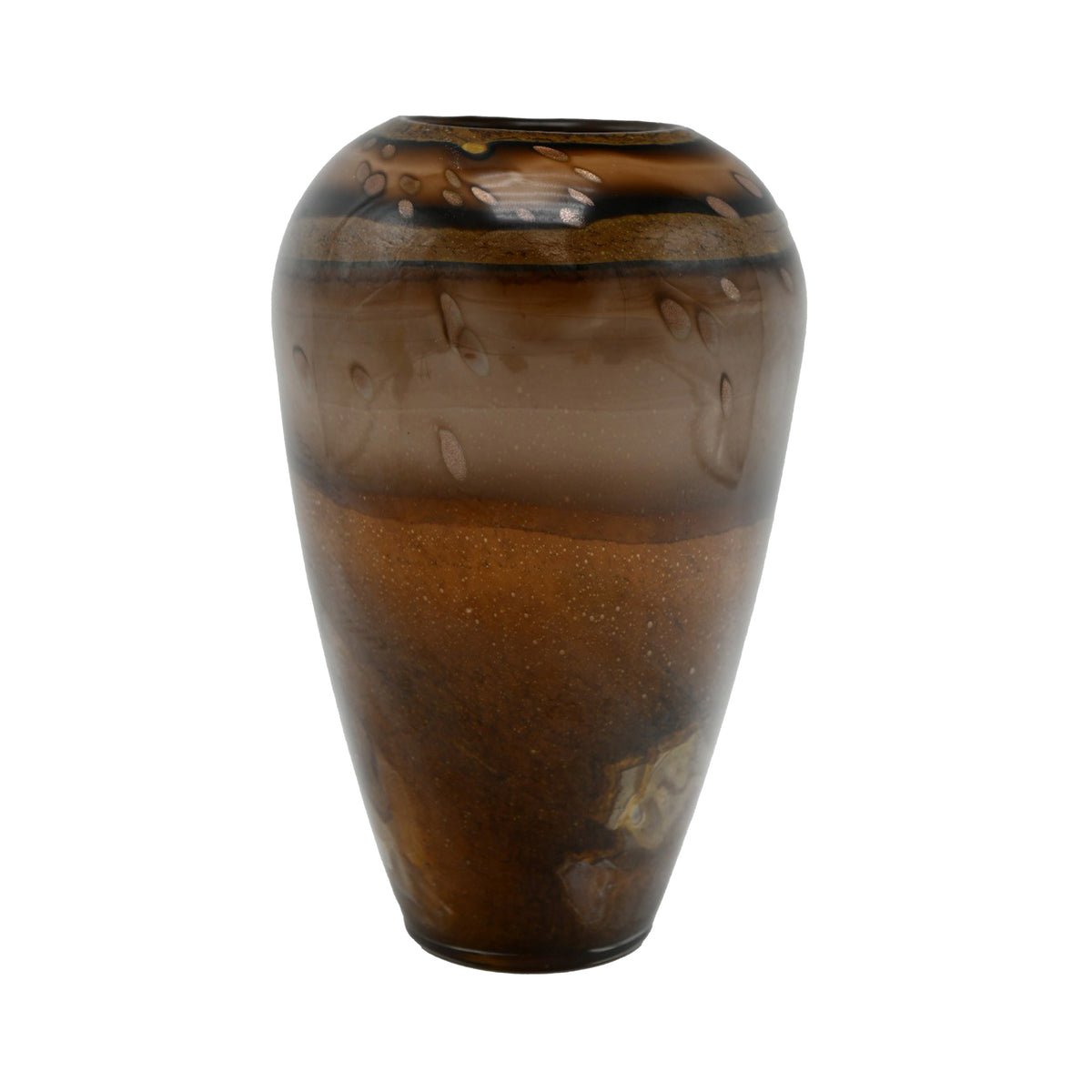 Vase AUBURN Ø21x32cm brown
