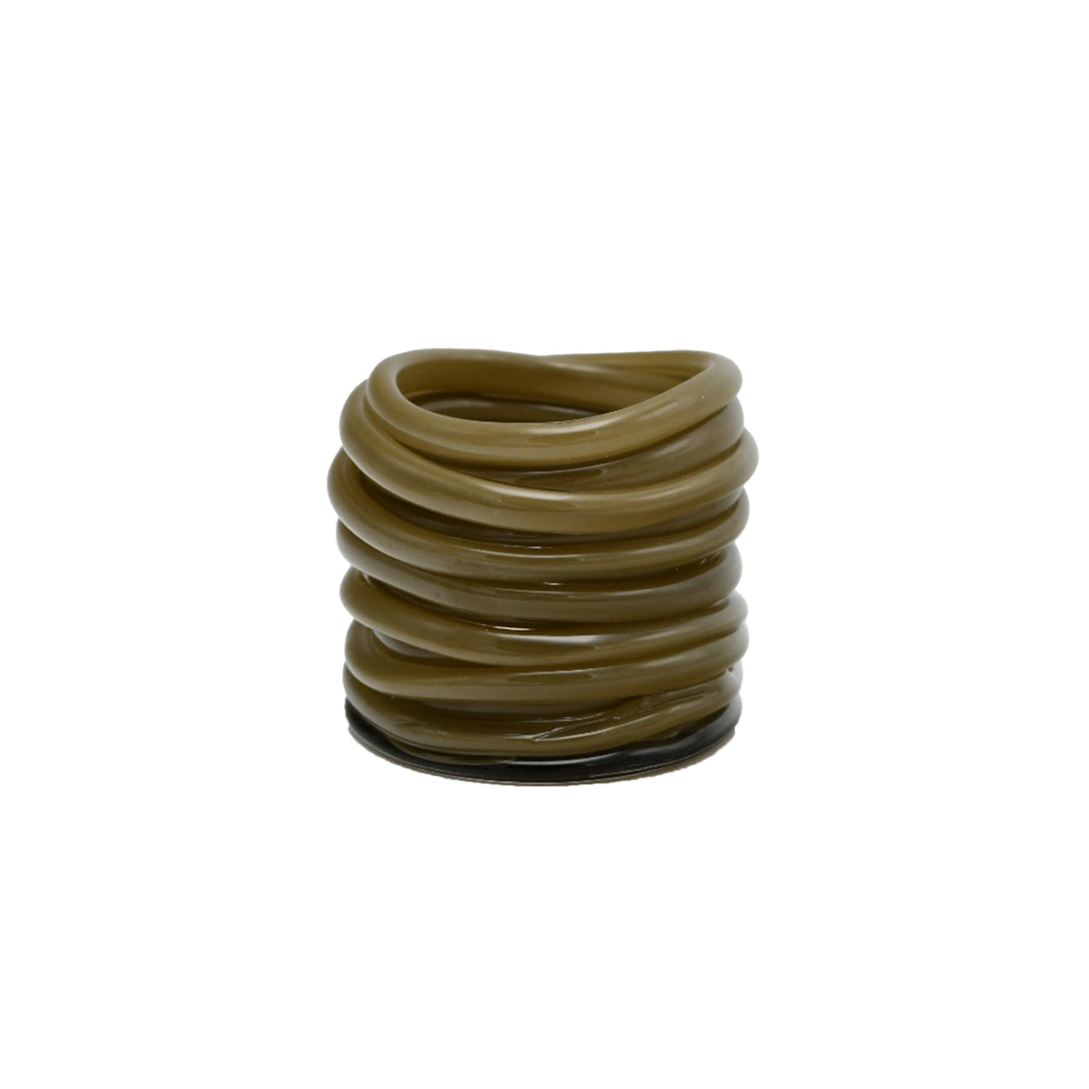 Votive LATTICE Ø12x11cm green