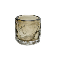 Votive ETNA Ø12x12cm clear brown