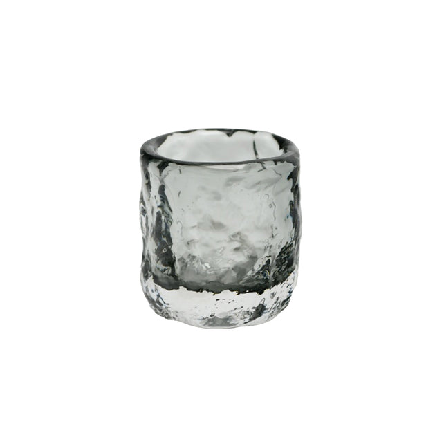 Votive ETNA Ø10x10cm clear black