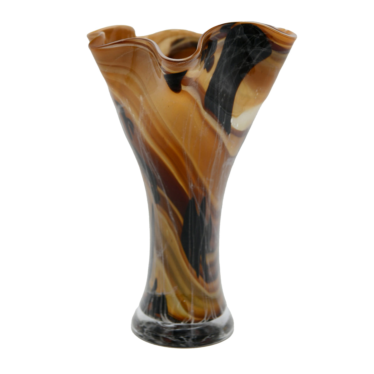 Vase TOPAZ Ø21x31cm brown