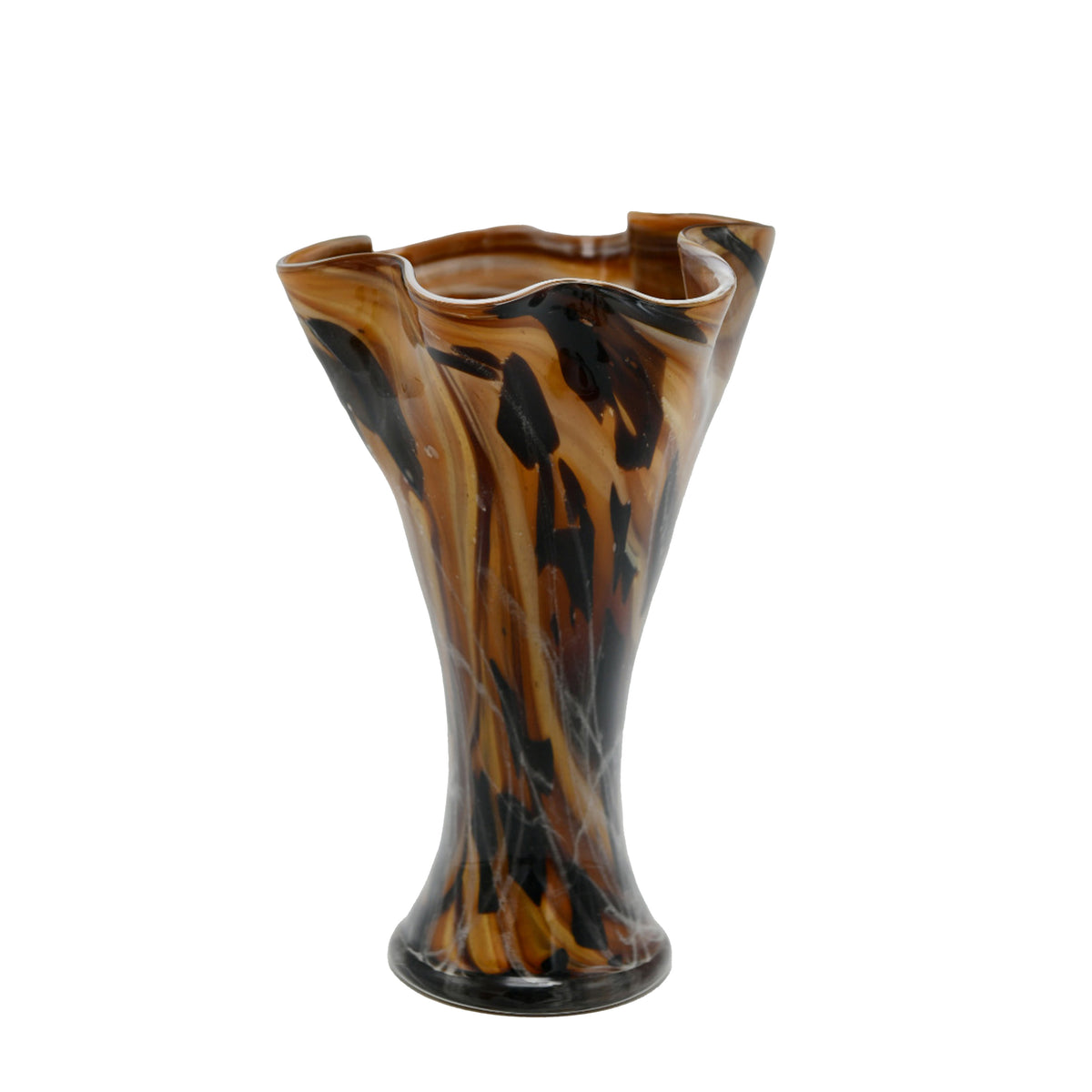 Vase TOPAZ Ø18x26cm brown