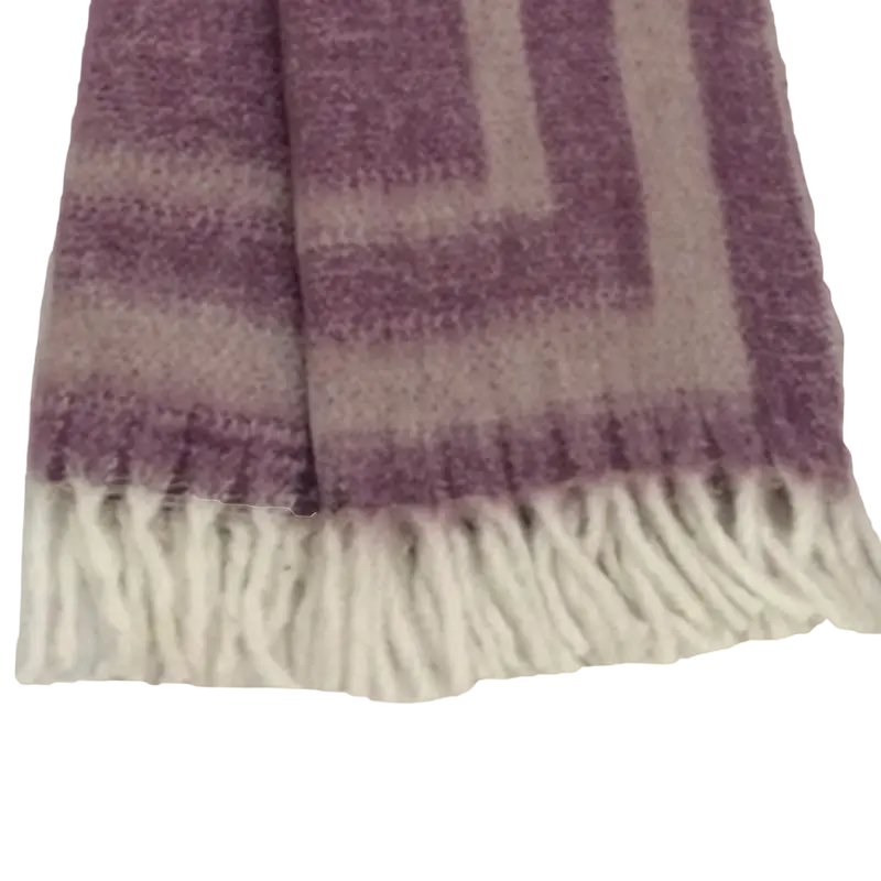 Throw purple/lavender reversible WO/PAN/NY 170x130