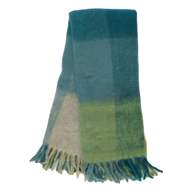 Throw blue/green WO/PAN/NY 170x130