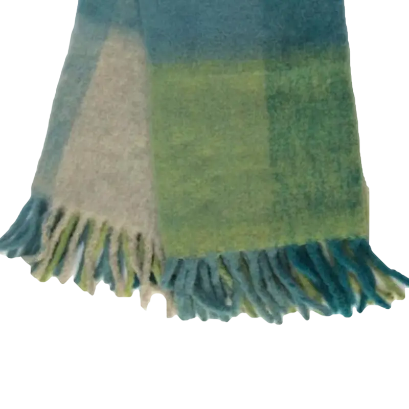 Throw blue/green WO/PAN/NY 170x130