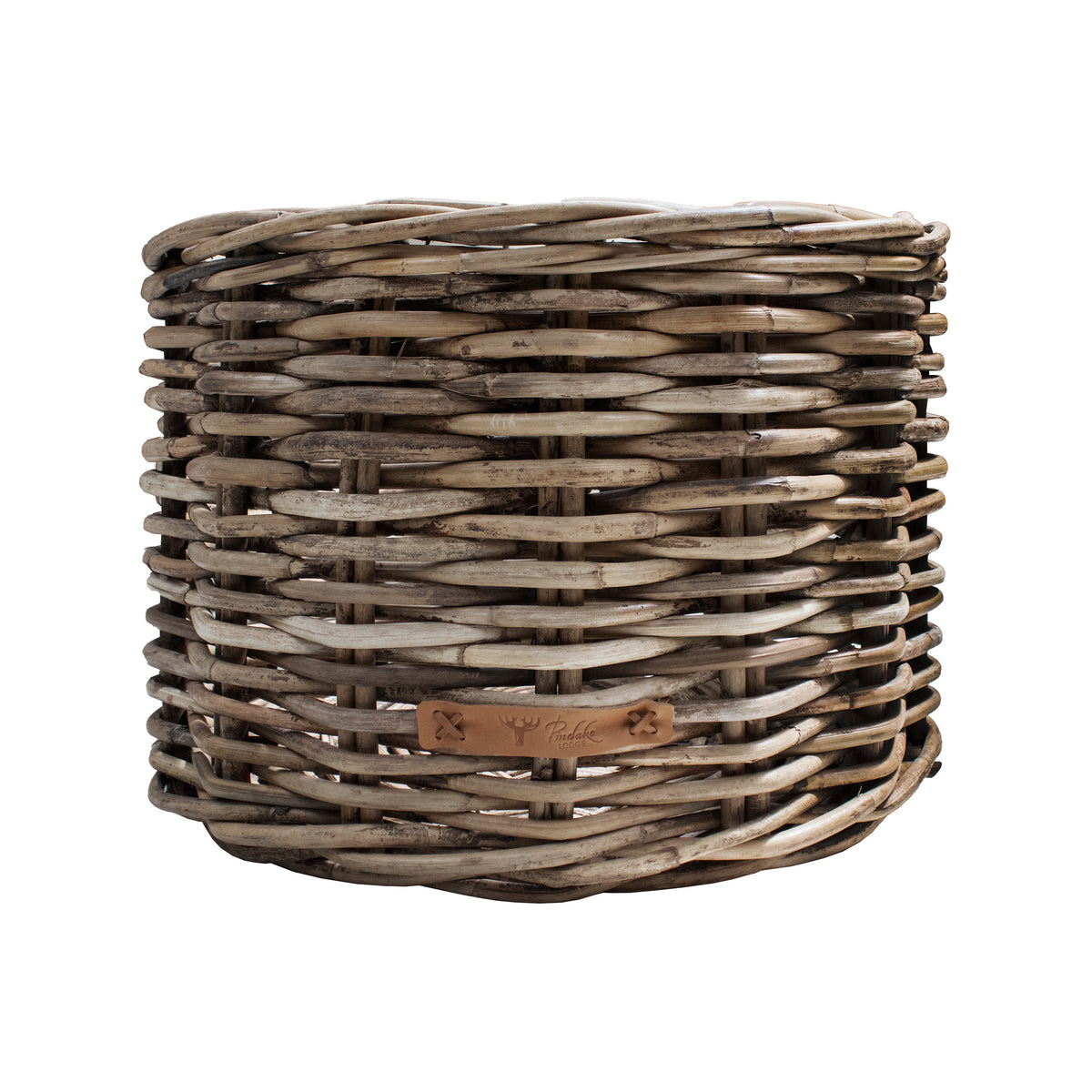 Mand MABEL rotan Ø65x45cm bruin