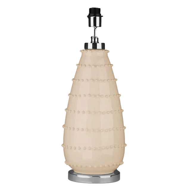 Table lamp ivory ceramic 23.5x23.5x59