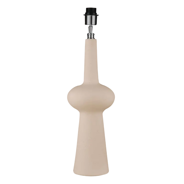 Table lamp off-white sandy ceramic 17.5x17.5x59
