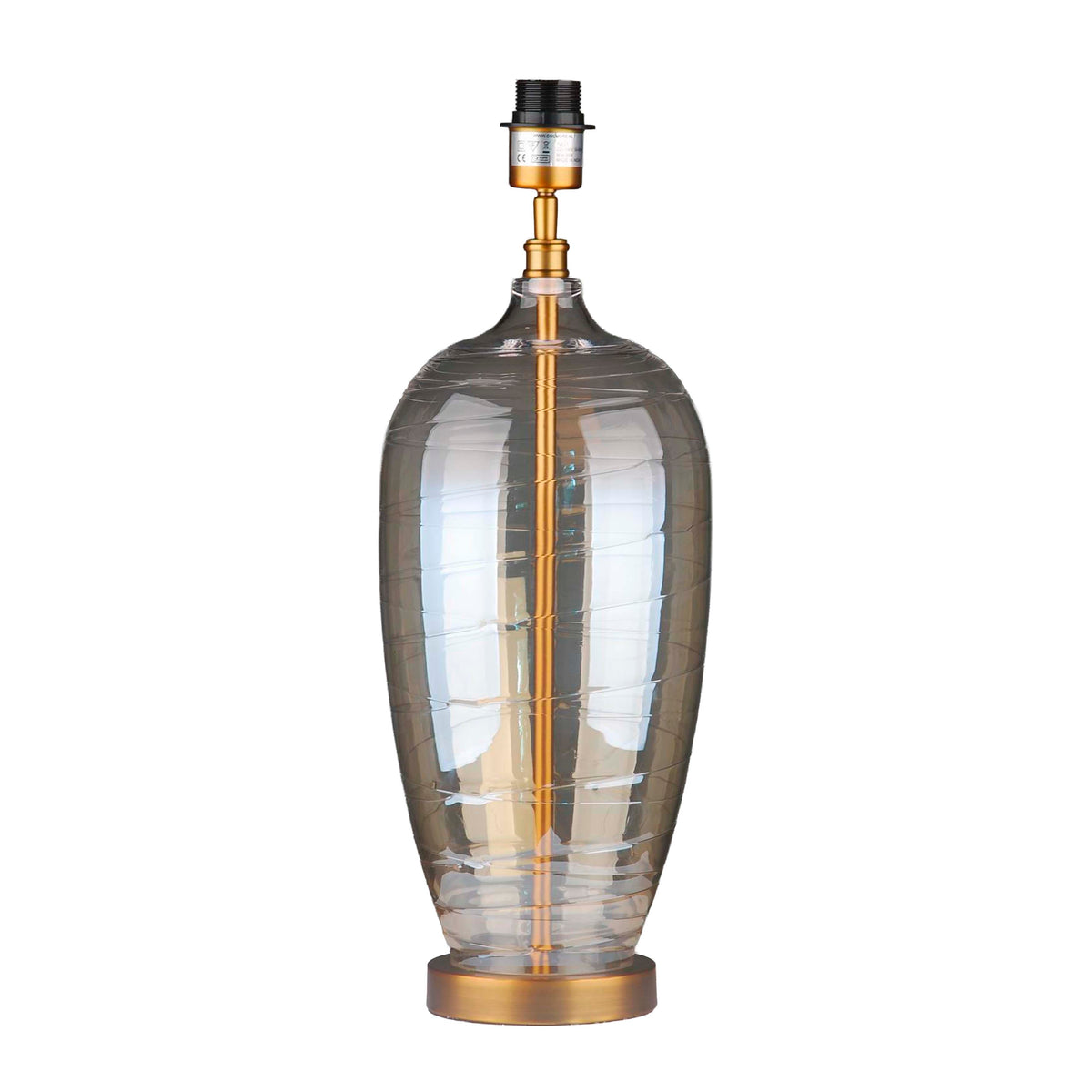 Tafellamp AMARA Ø21x56cm amber