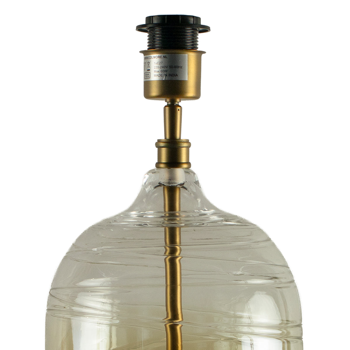 Tafellamp AMARA Ø21x56cm amber