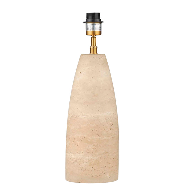 Tafellamp AMAVI travertin Ø15x48cm beige