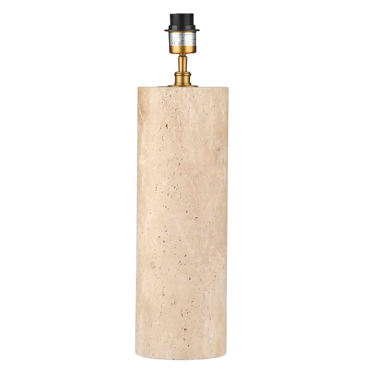 Tafellamp AMARLEE travertin Ø15x56cm beige
