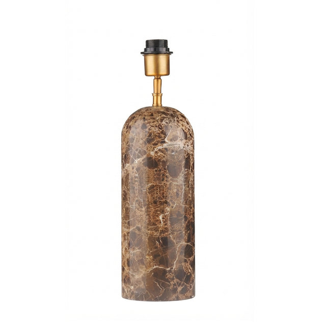 Table lamp WILTON marble Ø13x46cm café