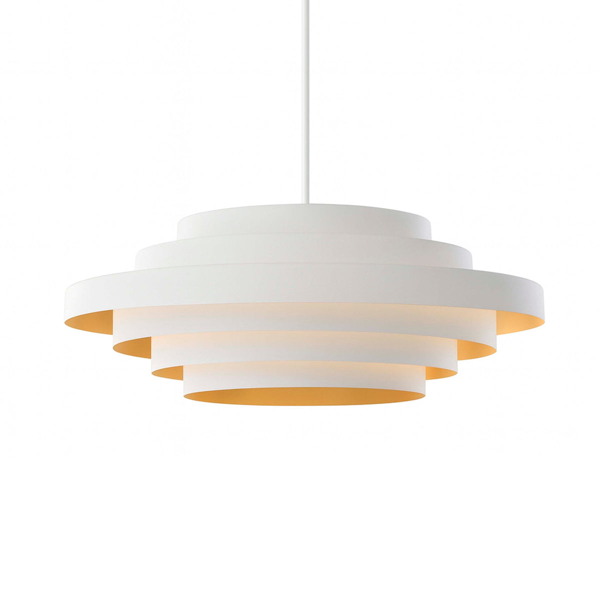 Ceiling lamp IR sand white/gold foil 91x91x40