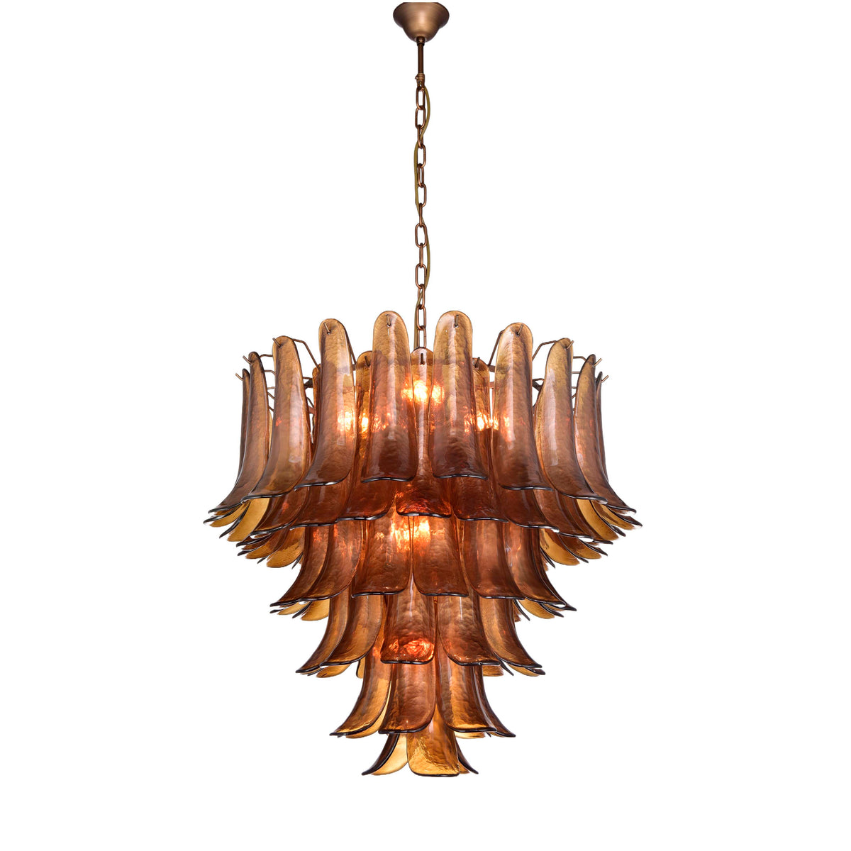 Kroonluchter SITGES Ø75x69cm antiek goud