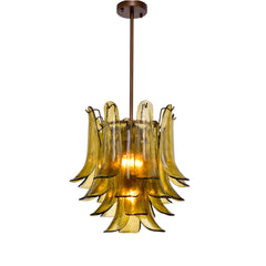Chandelier SANTIAGO Ø45x44cm dark green