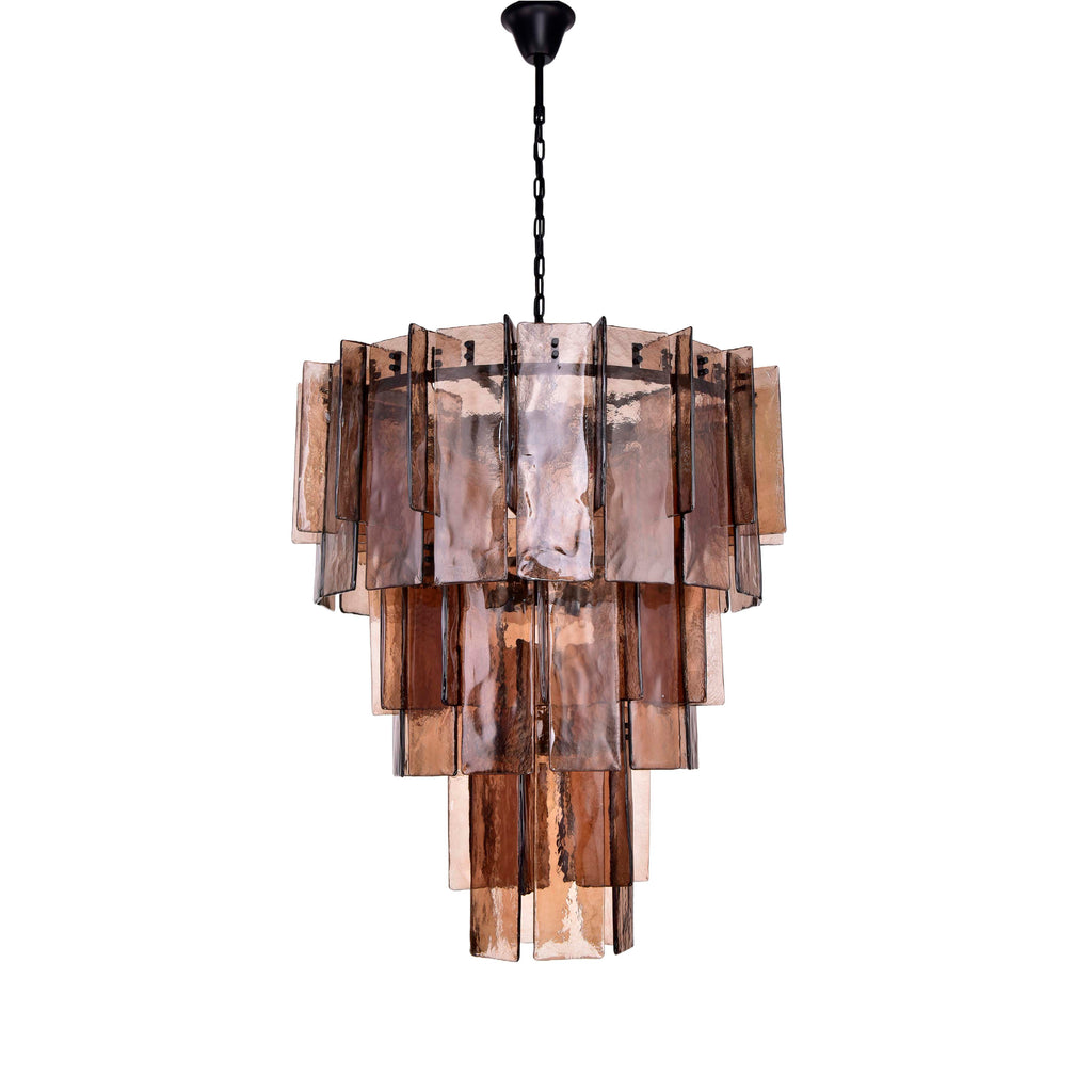 Chandelier COMILLAS Ø88x100cm smoke