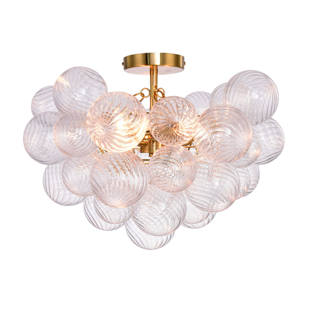 Ceiling lamp CAZORLA Ø50x38cm clear