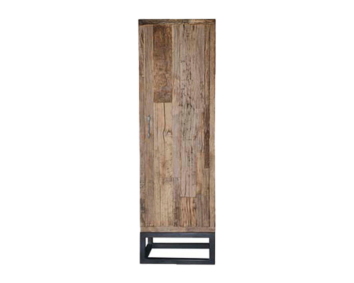 Wardrobe natural wood on IR stand 70x60x220