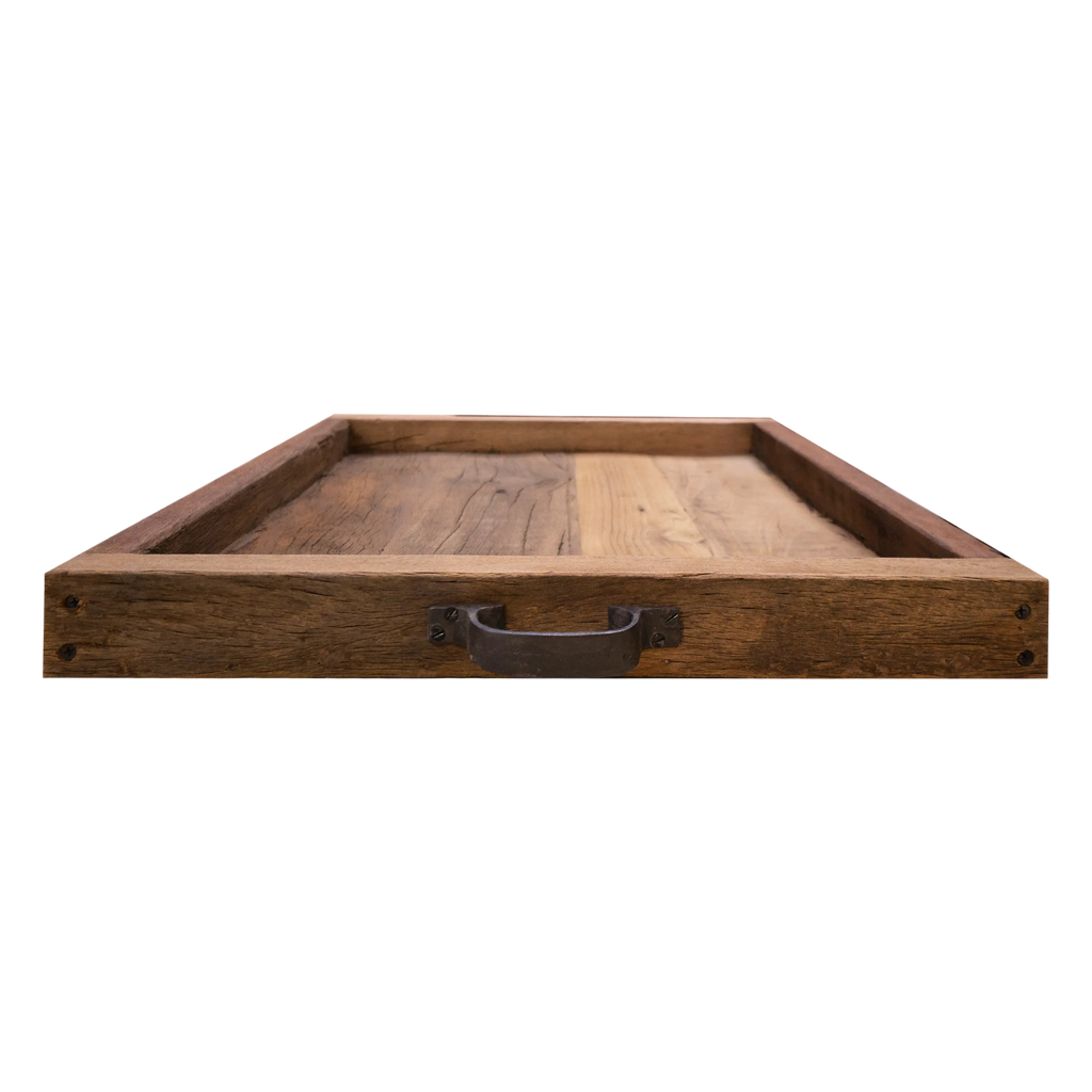 Tray square w/handle 50x50x5