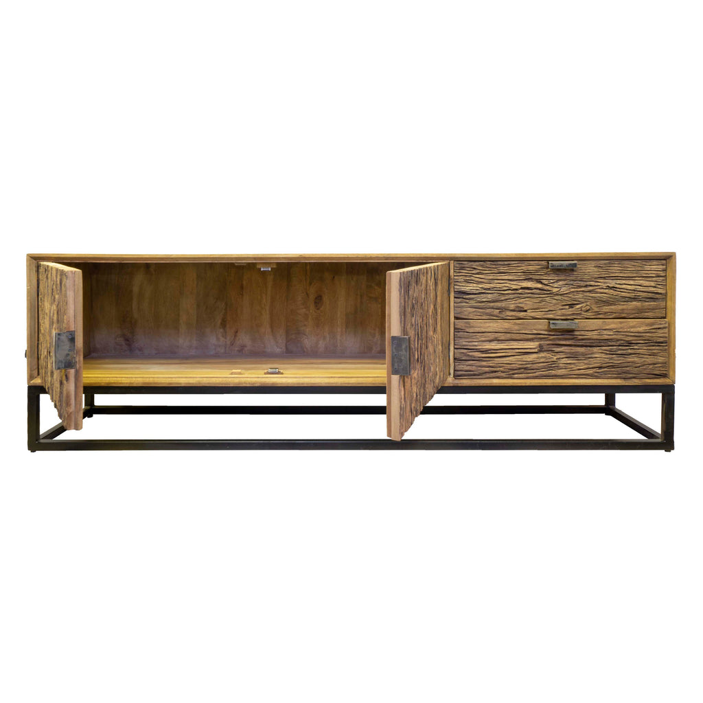 Sideboard KINGS CROSS on iron stand wood IR 240x50x75