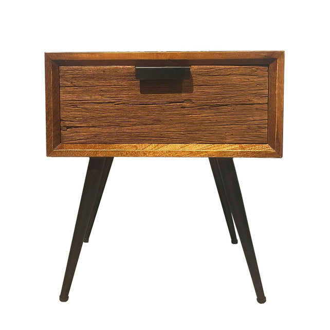 Bedside KINGS CROSS 45x40x50cm reclaimed wood